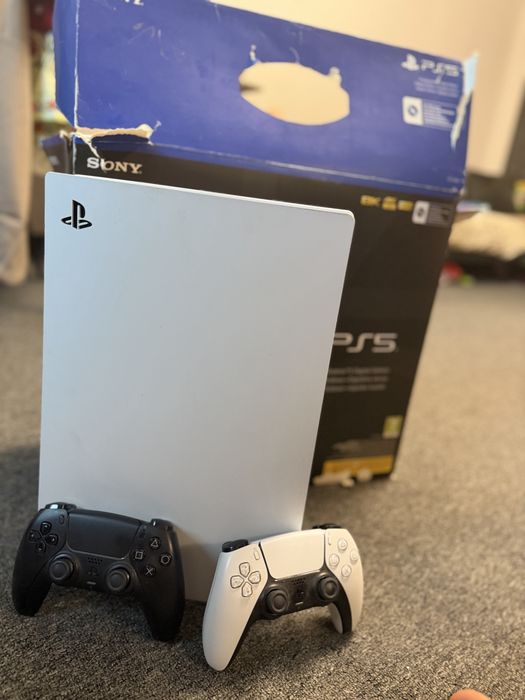 Oferta !! Play Station 5 ! 2 controlere ! Jocuri incluse Fifa 2026 / Mortal Kombat !