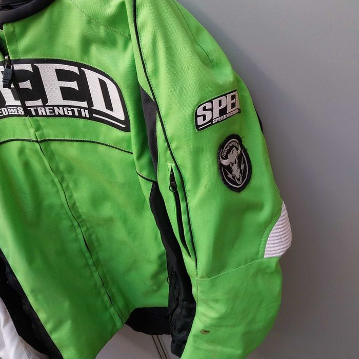 НАЙ ДОБРАТА ОФЕРТА Мъжко рокерско яке с протектори 2XL