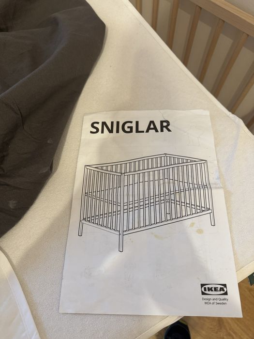 Бебешко креватче, плюс матрак и калъф