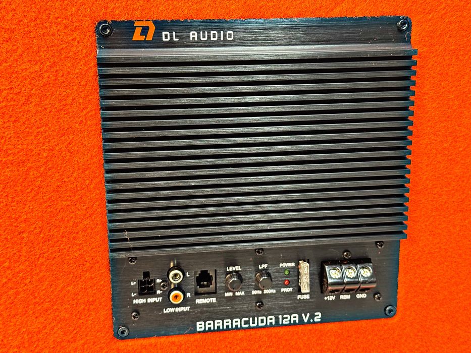 Активный Сабвуфер DL Audio Barracuda 12A V.2+проводка/тюльпан/регулятр