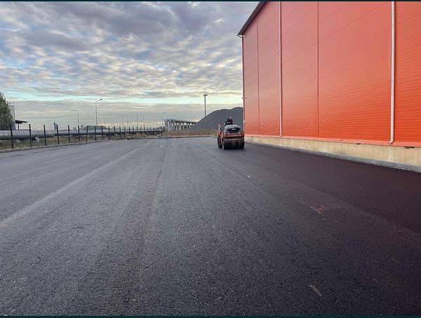 Укладка асфальта. Асфальт. Шымкент