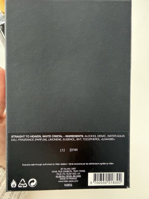Killian white crystal
