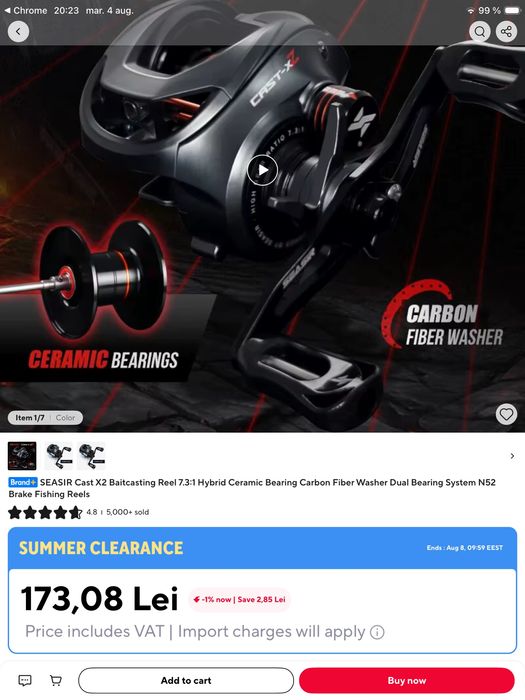 Combo baitcasting