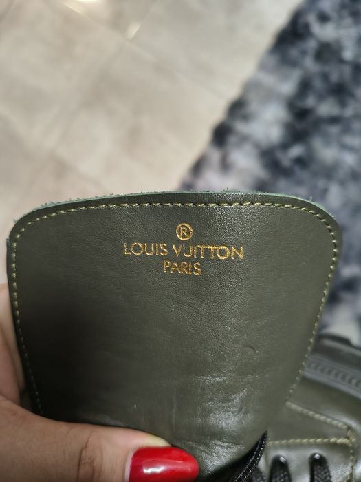 Bocanci Louis Vuitton piele naturala