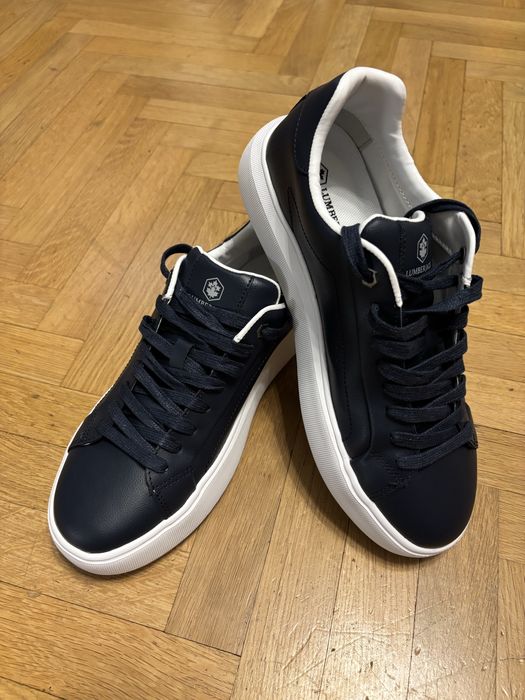 Pantofi sport Lumberjack Five 43 piele bleumarin