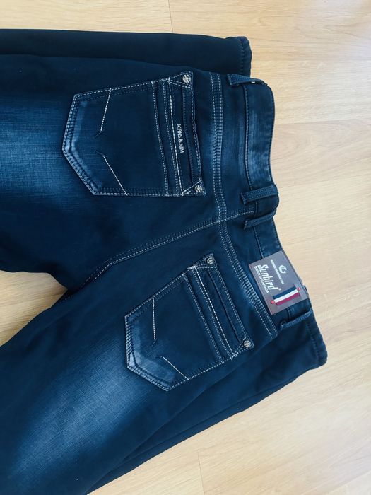 Мъжки зимни ватирани дънки размер 31