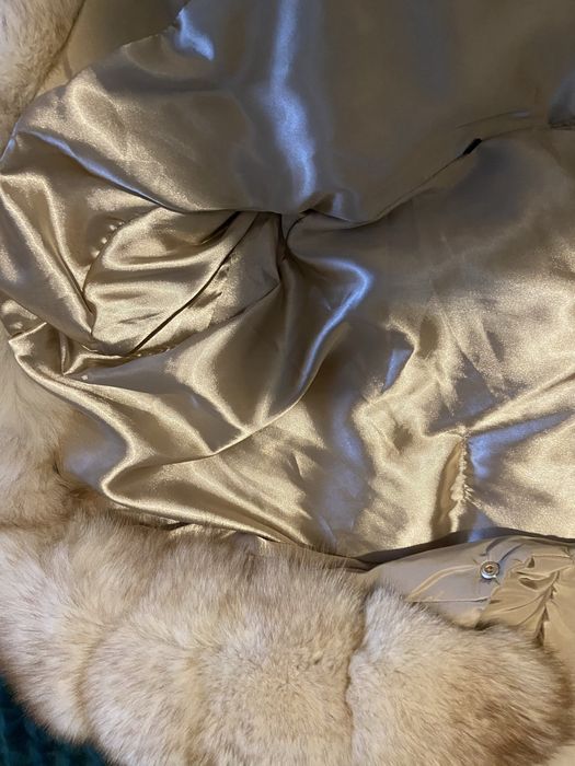 Geaca cu blana de vulpe