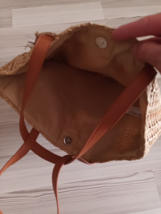 Плетена дамска чанта