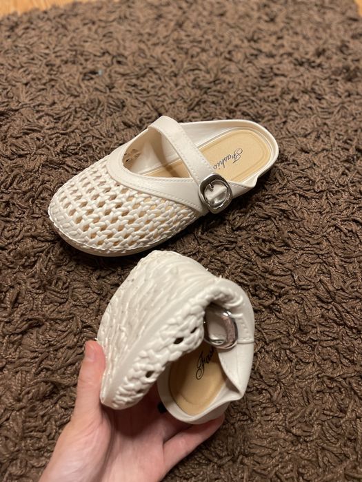 Женские сетчатые мюли. Шлепанцы Мэри Джейн