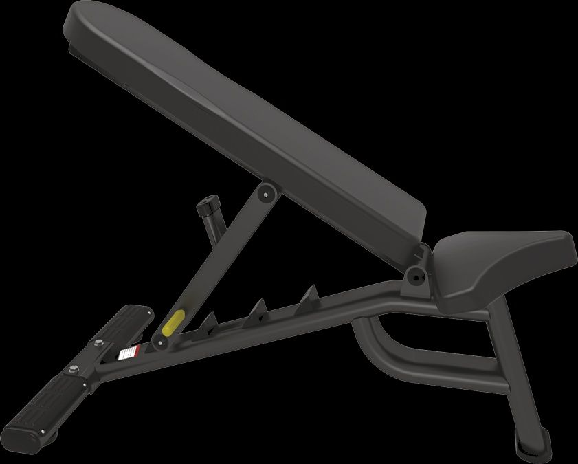 Лежак скамя для гантелей и пресса регулируемая спинка