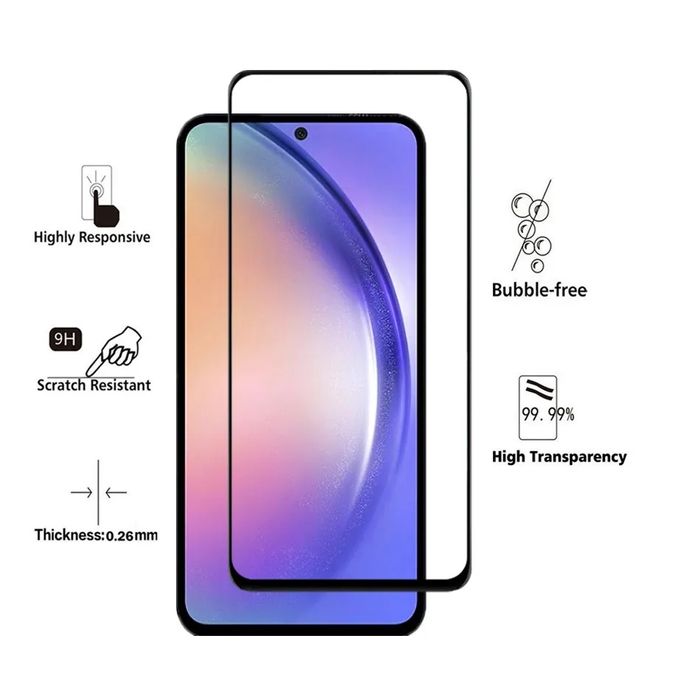 5D Стъклен Протектор за дисплей за Samsung Galaxy A54
