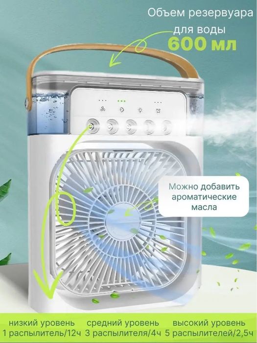 Вентилятор мини кондиционер увлажнитель воздуха