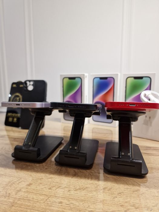IPhone 14 5G de 128GB ca NOI cu 100% Baterie Folie Husă și Încărcător 35w nou