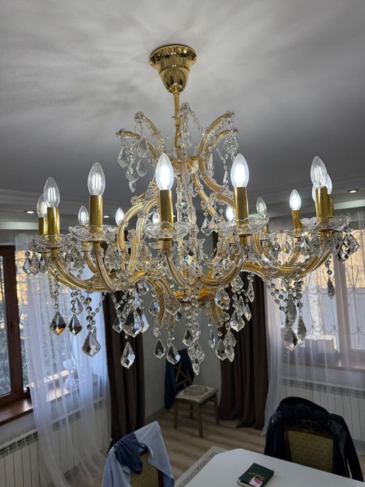 Люстра таза  хрусталь