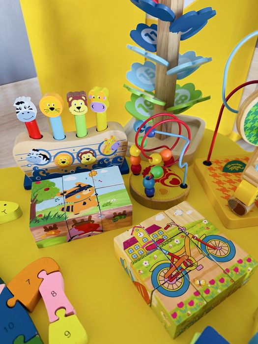 Дървени играчки/пъзел/сортер