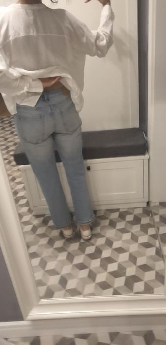 Дамски дънки Zara + подарък черни