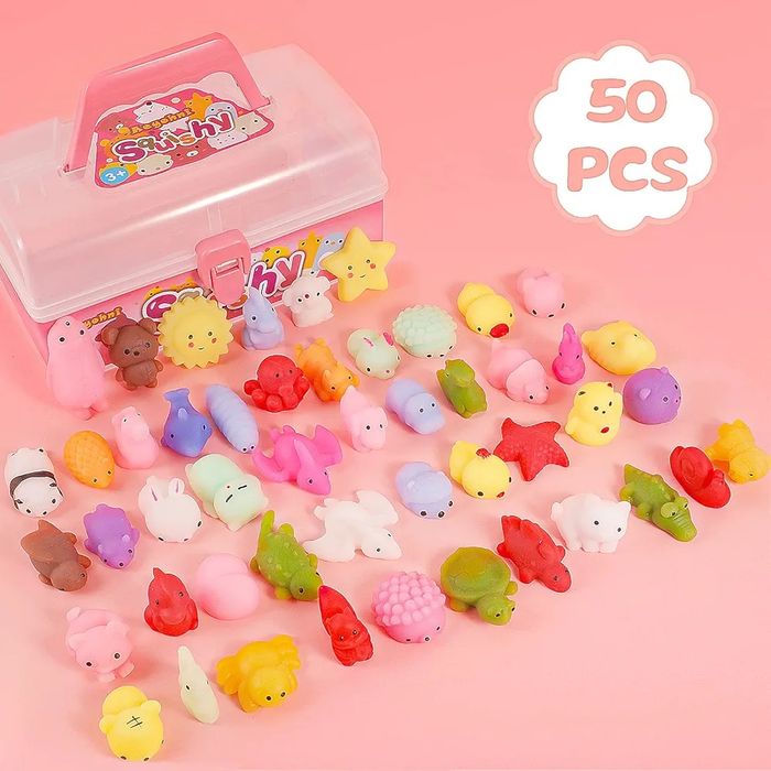 Figurine Squishy 3 ani + la set de 50