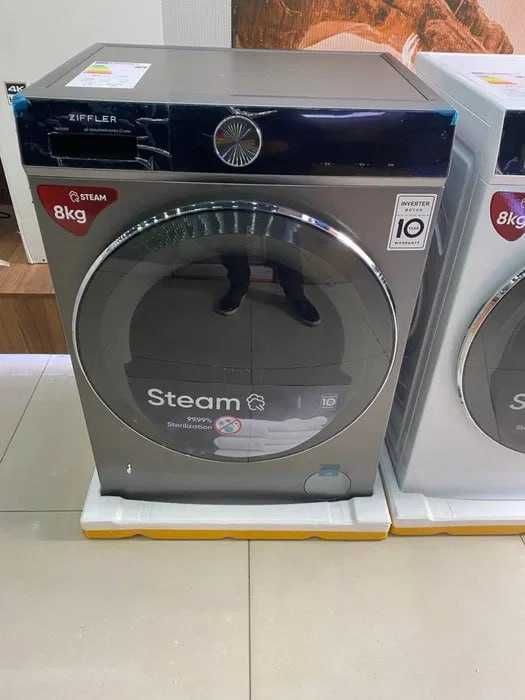 Стиральная машина ZIFFLER F1 inverter 6-8 kg/Функция пара / Доставка