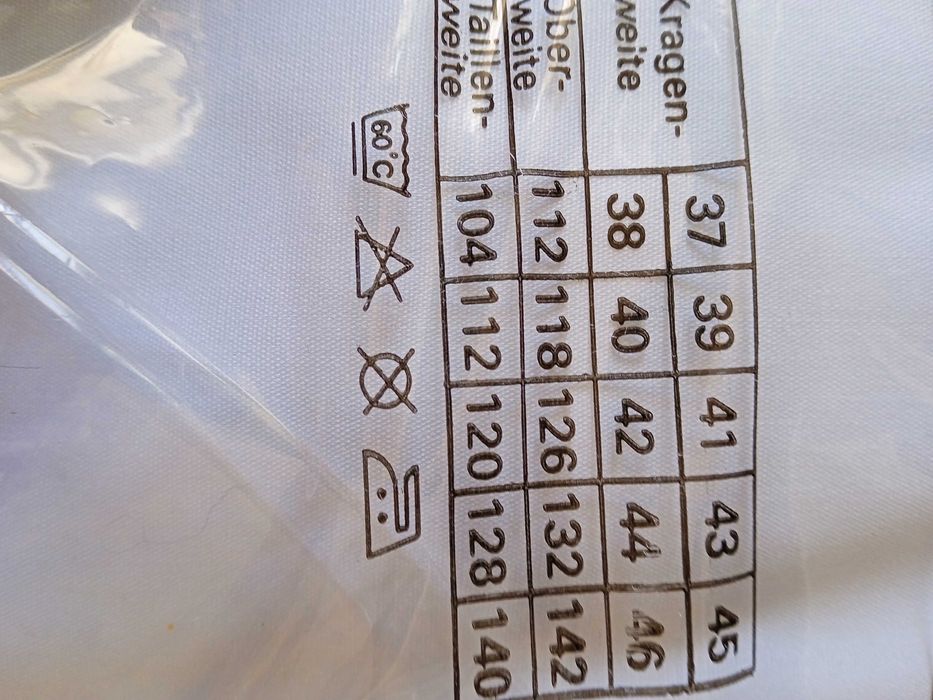 Риза мъжка Класик, с дълъг ръкав, разм.44