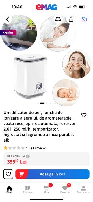Umidificator de aer