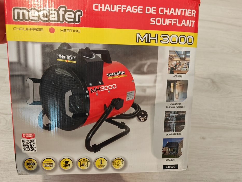Ventilator electric aer cald