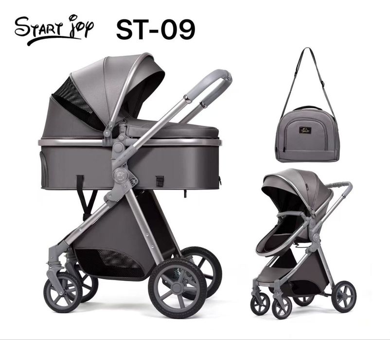 Высококачественная коляска трансформер 2в1 (новое в коробке)