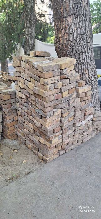 Гишт б/у кирпич самовывоз 500 сум