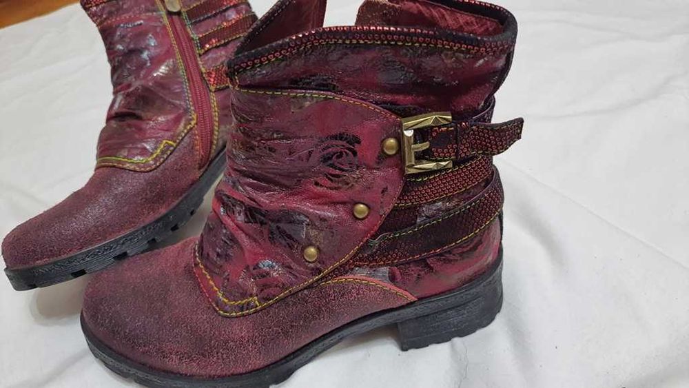 Botine envogue piele naturala Laura Vita marimea 36 -36,5