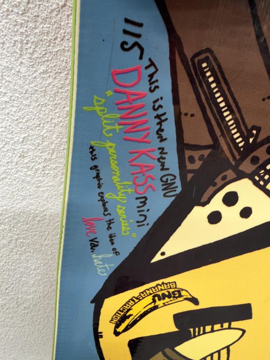 placa snowboard gnu danny kass mini 115 cm