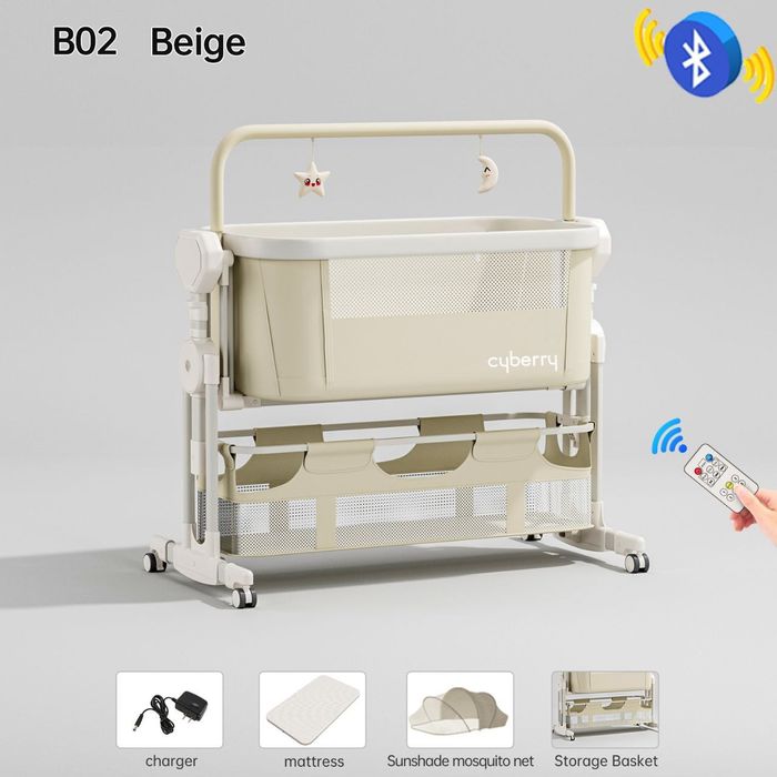 Люлька для новорождённых с Bluetooth и пультом


2. Люлька детская