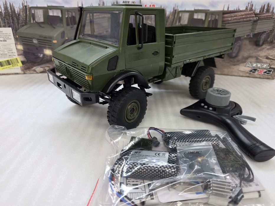 RC Военен камион 4WD 1:12 с 2.4GHz дистанционно управление