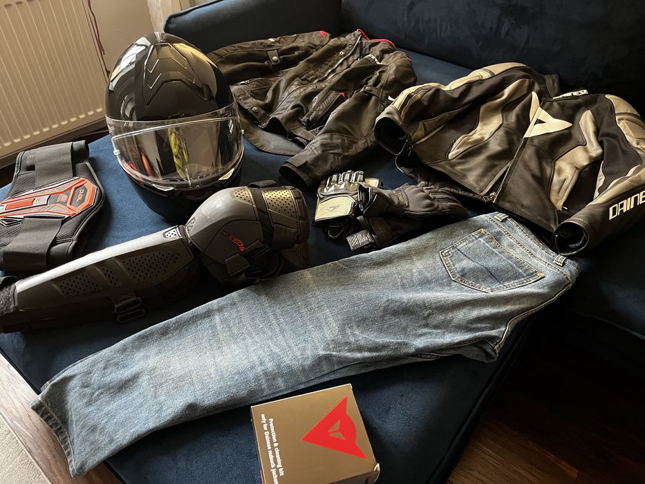 Set lot echipament moto dama M