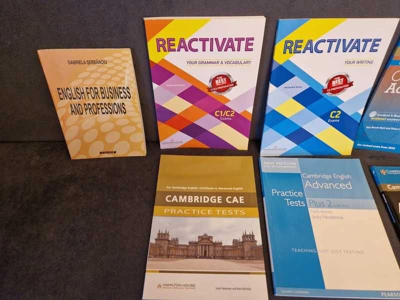Pachet Cambridge English Engleza C1 C2 CAE CPE Advanced IELTS TOEFL B2 B1 A1 A2 limba engleza bucuresti