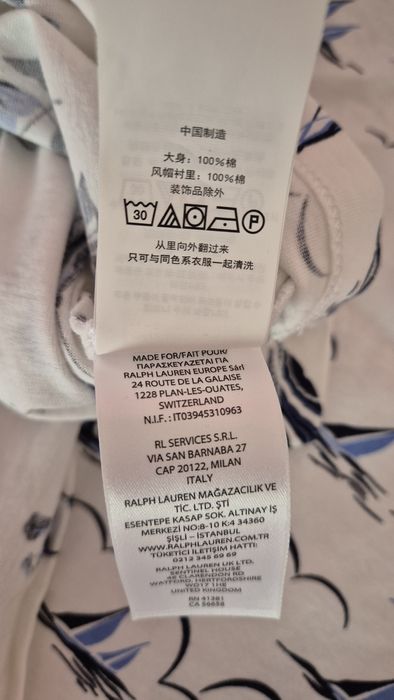 Polo Ralph Lauren Men's White Multi Floral Print Long Sleeve Hooded