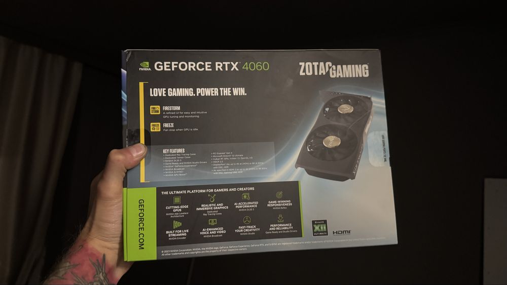 Rtx 4060 8gb zotac