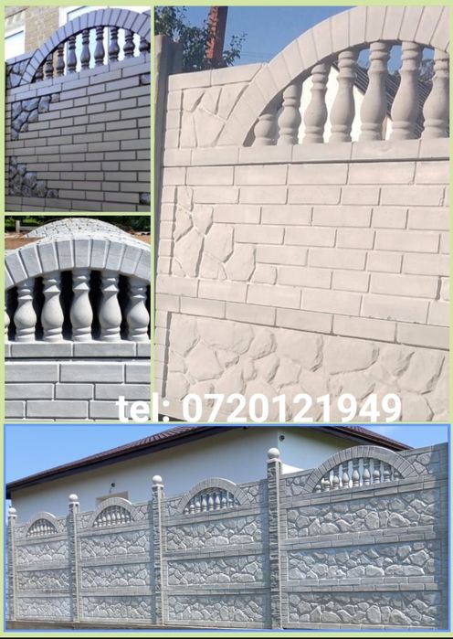 GARDURI din placi beton armat.Modele diverse.Transport gratuit acum.