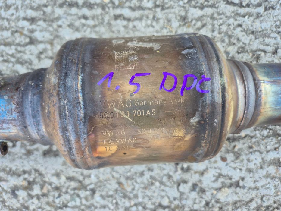 Filtru particule 3Q0131723 catalizator 5Q0131701AS 1.5 tsi DPC
