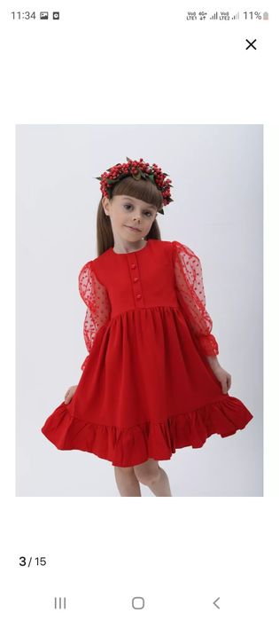 Платье на девочку 110