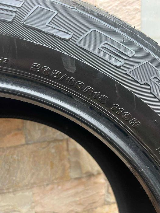 18 шины для джипов 4 шт 265 на 60 хор.  BRIDGESTONE DULER