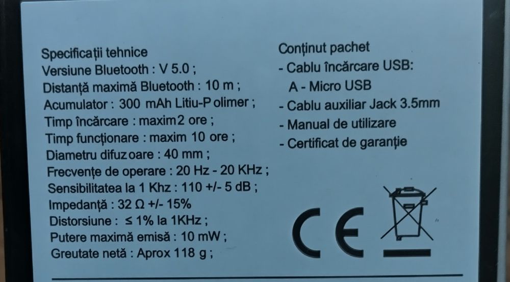 Căști Rockerz 400 / 610, Bluetooth - noi, sigilate