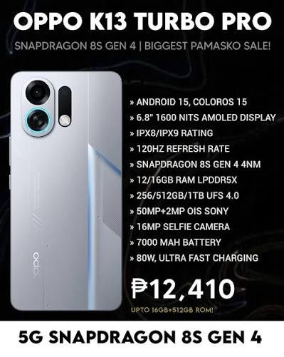Oppo K13 Turbo Pro 12/256