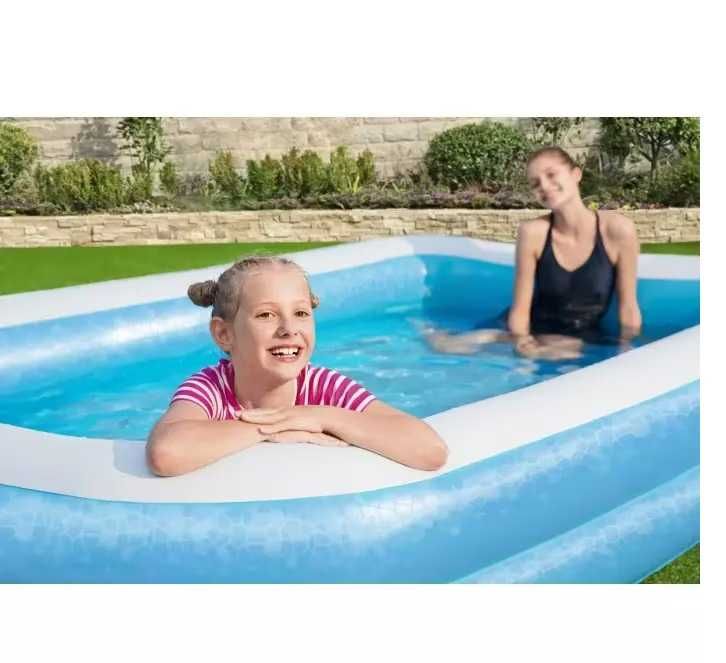 Piscina pentru familie, Bestway, dreptunghiulara, 305 x 183 x 46 cm
