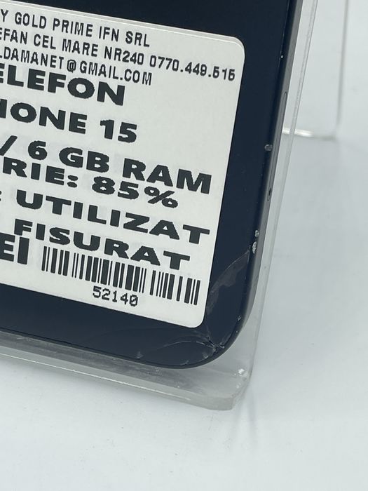 Iphone 15 128/85% Baterie GARANTIE/FACTURA #52140