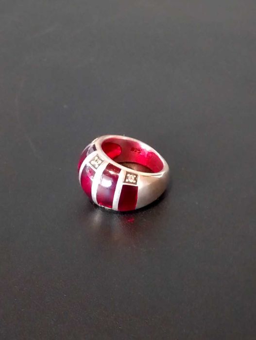 Перстень серебряный