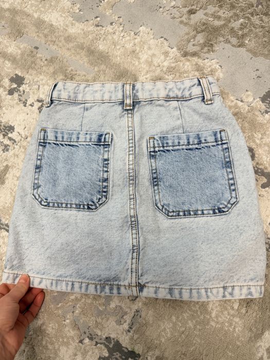 Fusta jeans fete reserved