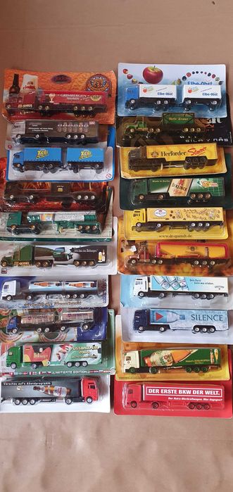 Loturi de 20 camioane, tiruri,scară HO 1:87