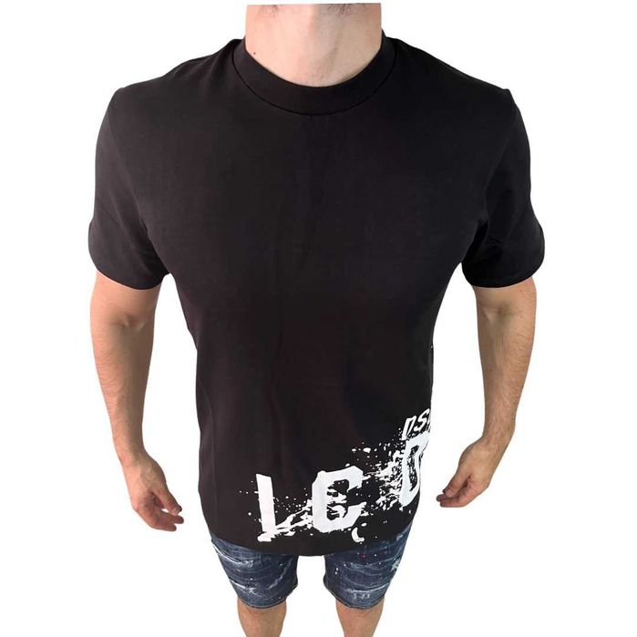 Мъжка oversize тениска Dsquared Splash Icon !!!