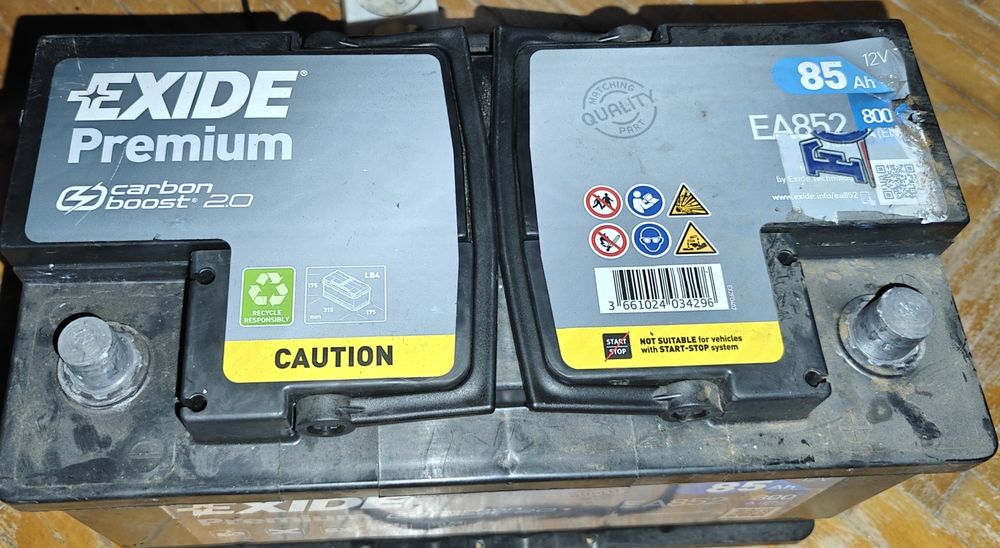 Baterie auto Exide 85 Ah 399ron preț fix