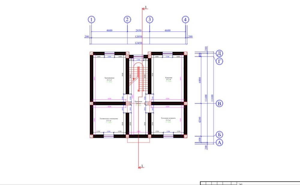 3 қаватли енги неоклассика стилидаги хонадон сотилади