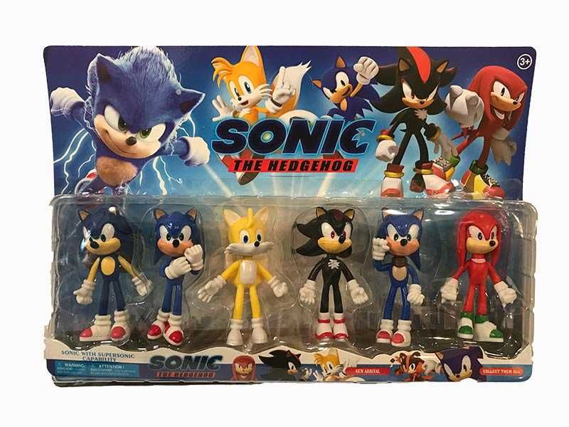 Голям Комплект 6броя фигурки Соник Sonic Фигурки